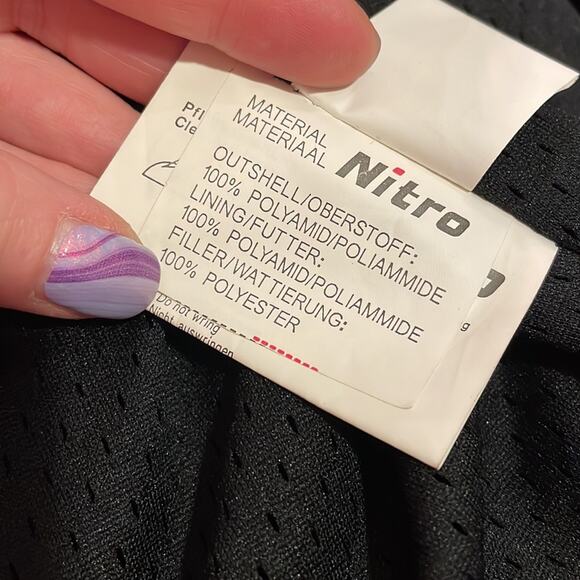 NITRO RACING Men's black padded dura guard motorcycle jacket size small - Picture 9 of 11